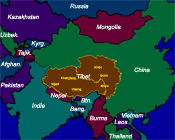Tibet's Location